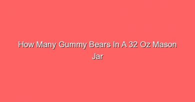 how many gummy bears in a 32 oz mason jar 15544