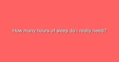 how many hours of sleep do i really need 7718