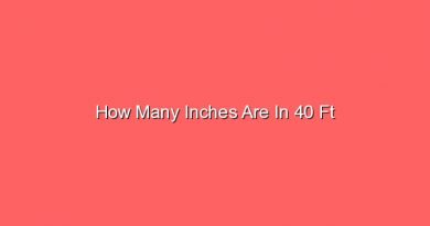 how many inches are in 40 ft 13821