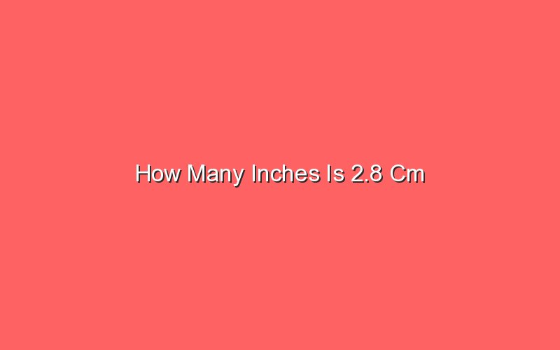 how-many-inches-is-2-8-cm-sonic-hours