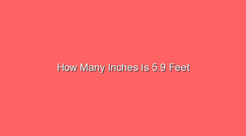 how many inches is 5 9 feet 14357