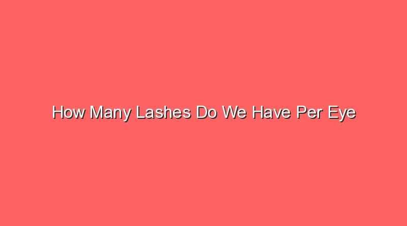 how many lashes do we have per eye 15556