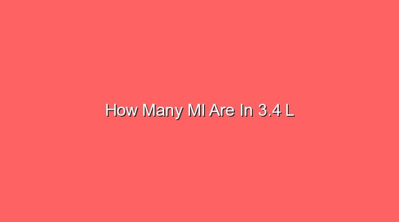 how many ml are in 3 4 l 14447