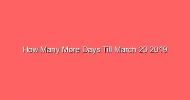how many more days till march 23 2019 15645