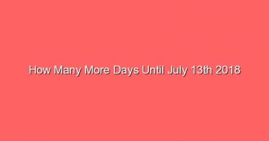how many more days until july 13th 2018 15672