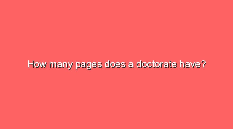 how many pages does a doctorate have 6029