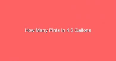 how many pints in 4 5 gallons 15658