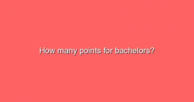 how many points for bachelors 8517