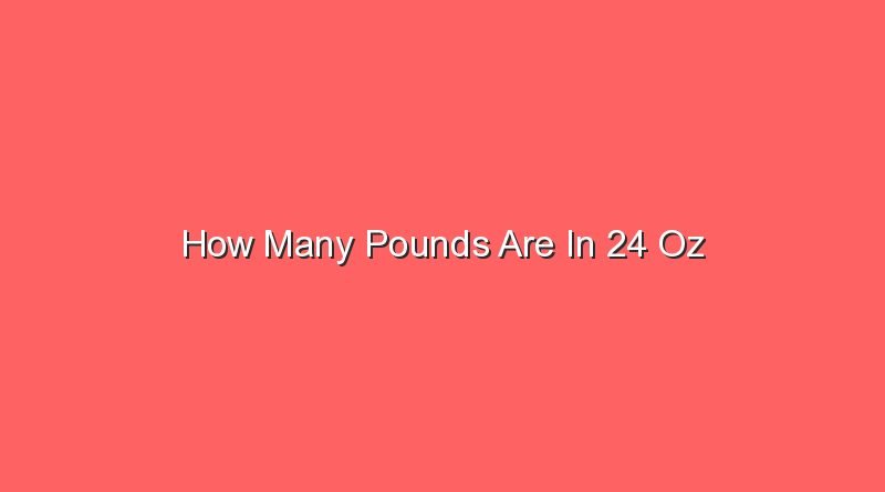 how many pounds are in 24 oz 14481