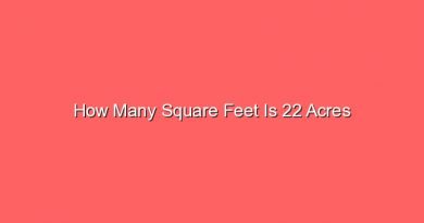 how many square feet is 22 acres 14519