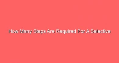 how many steps are required for a selective search pattern 13525