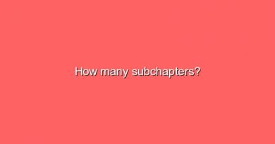 how many subchapters 9660