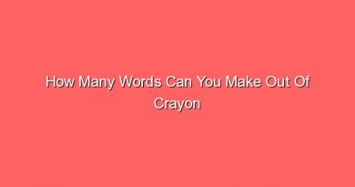 how many words can you make out of crayon 14517