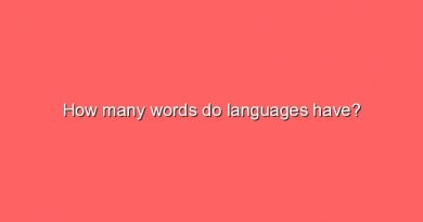 how many words do languages have 10191