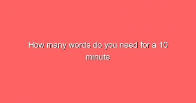 how many words do you need for a 10 minute presentation 5404