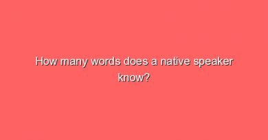 how many words does a native speaker know 10711