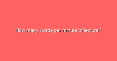 how many words per minute of lecture 7299