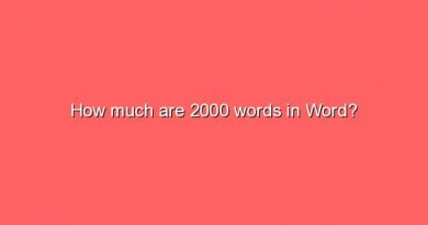 how much are 2000 words in word 6646