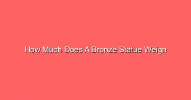 how much does a bronze statue weigh 15847