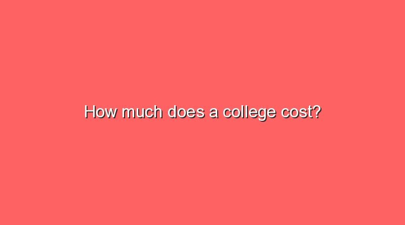 how much does a college cost 9410