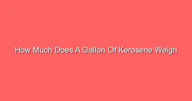 how much does a gallon of kerosene weigh 14543