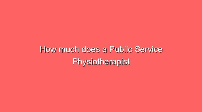 how much does a public service physiotherapist earn 11673