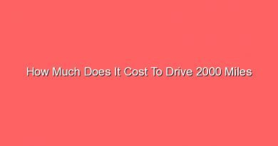 how much does it cost to drive 2000 miles 15836