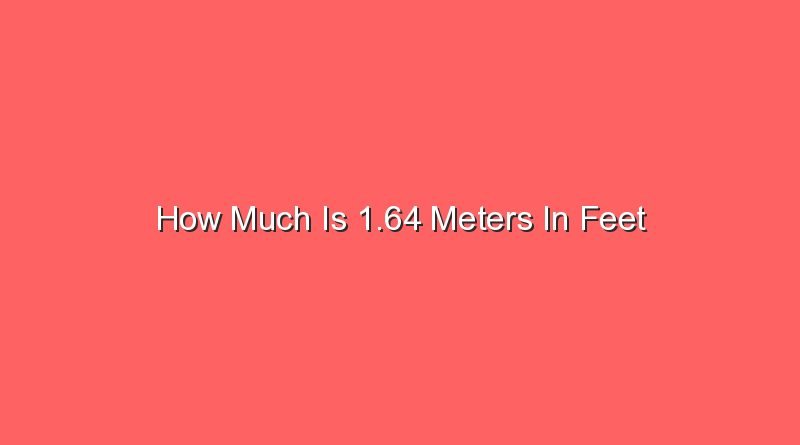 how much is 1 64 meters in feet 15878