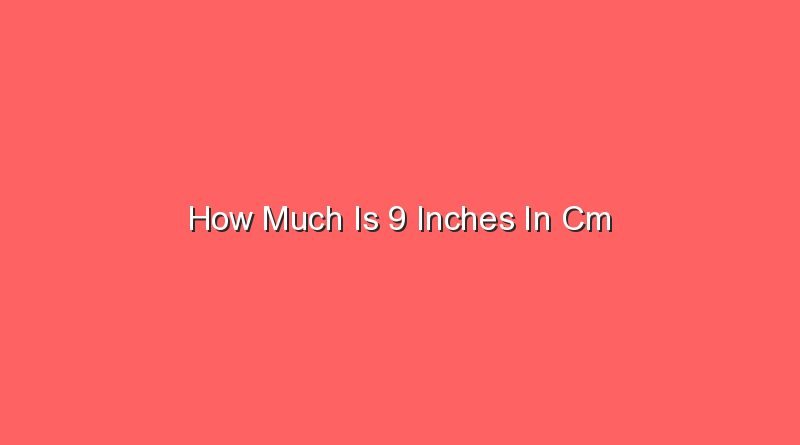 How Much Is 5 9 Inches In Cm