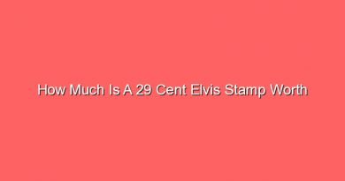 how much is a 29 cent elvis stamp worth 14669