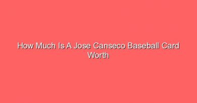how much is a jose canseco baseball card worth 14671