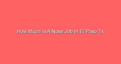 how much is a nose job in el paso tx 16000
