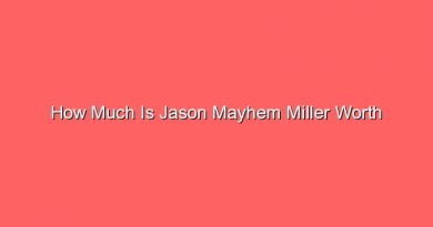 how much is jason mayhem miller worth 16047