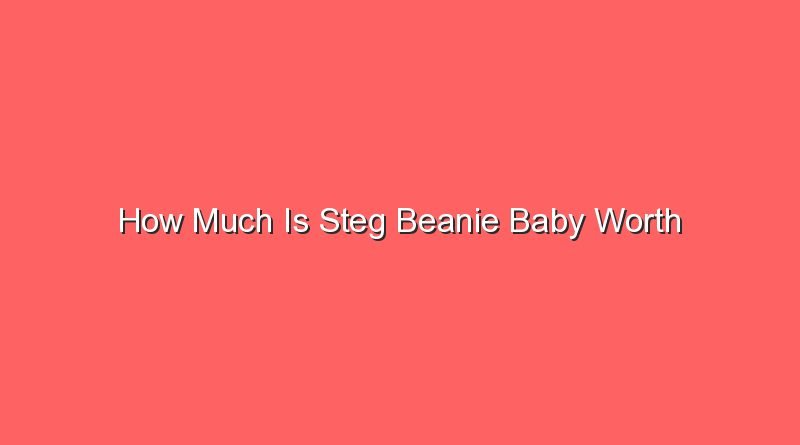 how much is steg beanie baby worth 16025