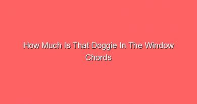 how much is that doggie in the window chords 14675
