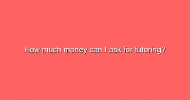 how much money can i ask for tutoring 8283
