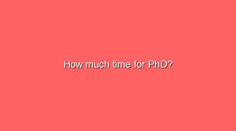 how much time for phd 5317