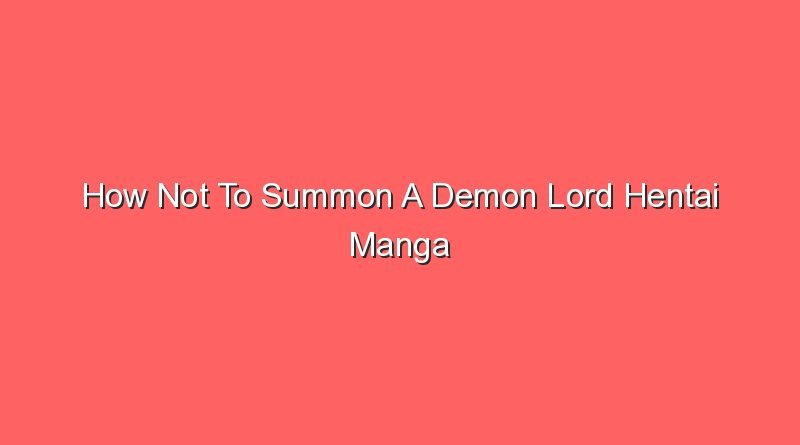 how not to summon a demon lord hentai manga 13110