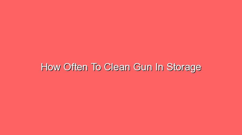 how often to clean gun in storage 2 14646