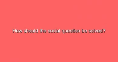 how should the social question be solved 10241