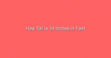 how tall is 34 inches in feet 13117