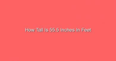 how tall is 55 5 inches in feet 13586