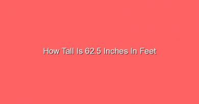 how tall is 62 5 inches in feet 13037