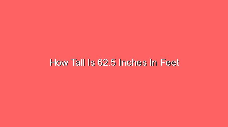 How Tall Is 62 5 Inches In Feet Sonic Hours