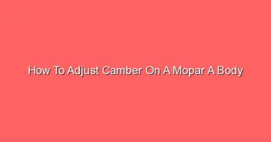 how to adjust camber on a mopar a body 16131
