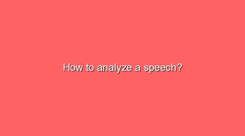 how to analyze a speech 9630