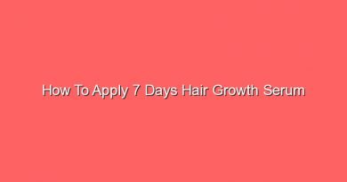 how to apply 7 days hair growth serum 16136