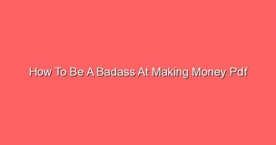 how to be a badass at making money pdf 16168