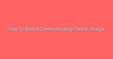 how to beat a communicating threat charge 14667