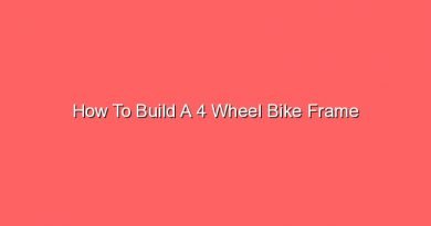 how to build a 4 wheel bike frame 16291